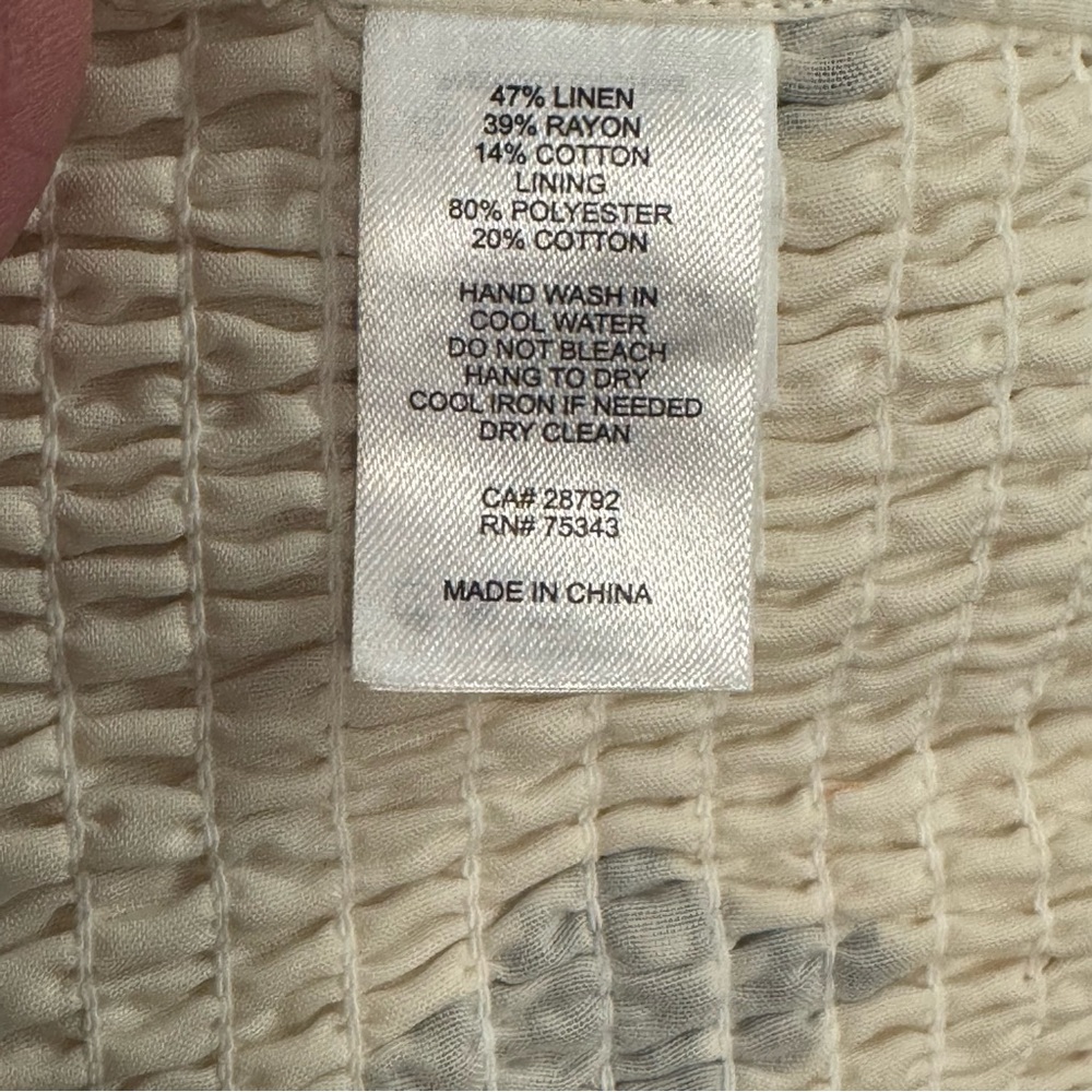 House of Harlow 1960 Linen-Blend Embroidered Halter Crop Top (Size S) — NWOT - Picture 9 of 10